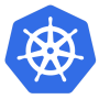 Kubernetes vs Google Kubernetes Engine Logo