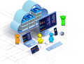 Topia MetaverseCloud (Dedicated Spatial Communication Ecosystem) Logo